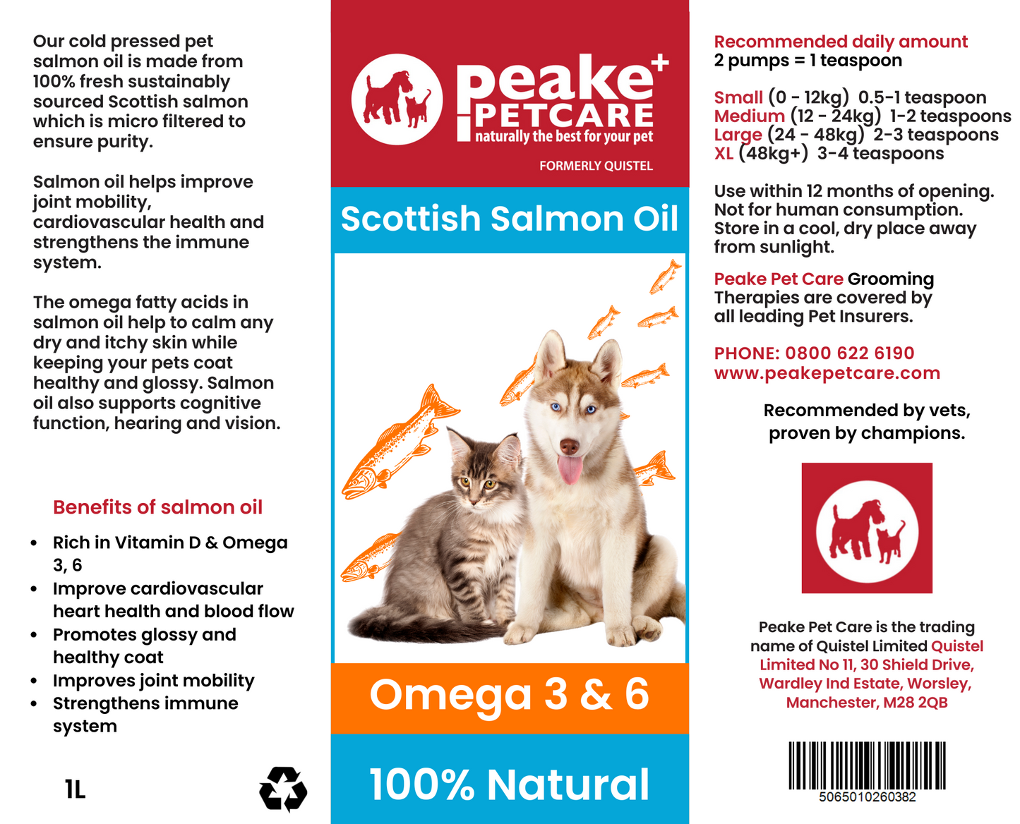 Scottish Salmon Oil 1L